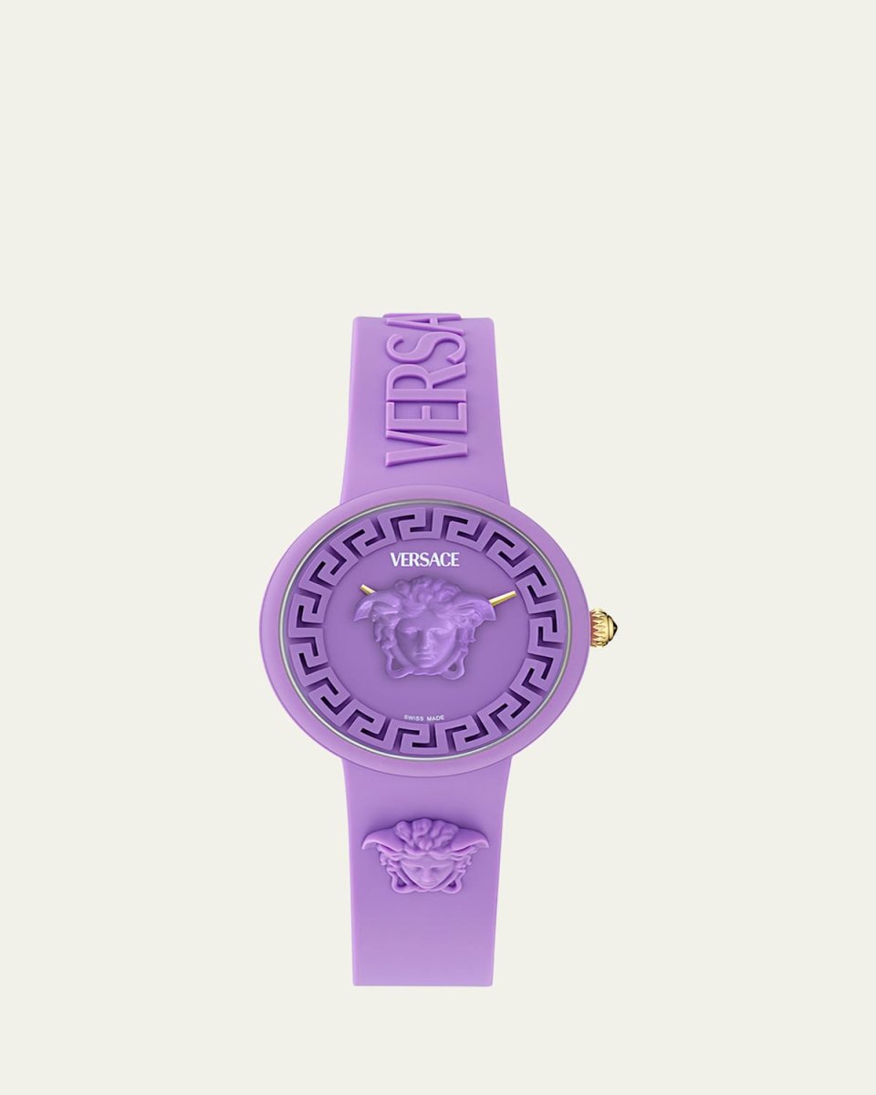 38mm Medusa Pop Watch with Silicone Strap and Matching Case, Purple